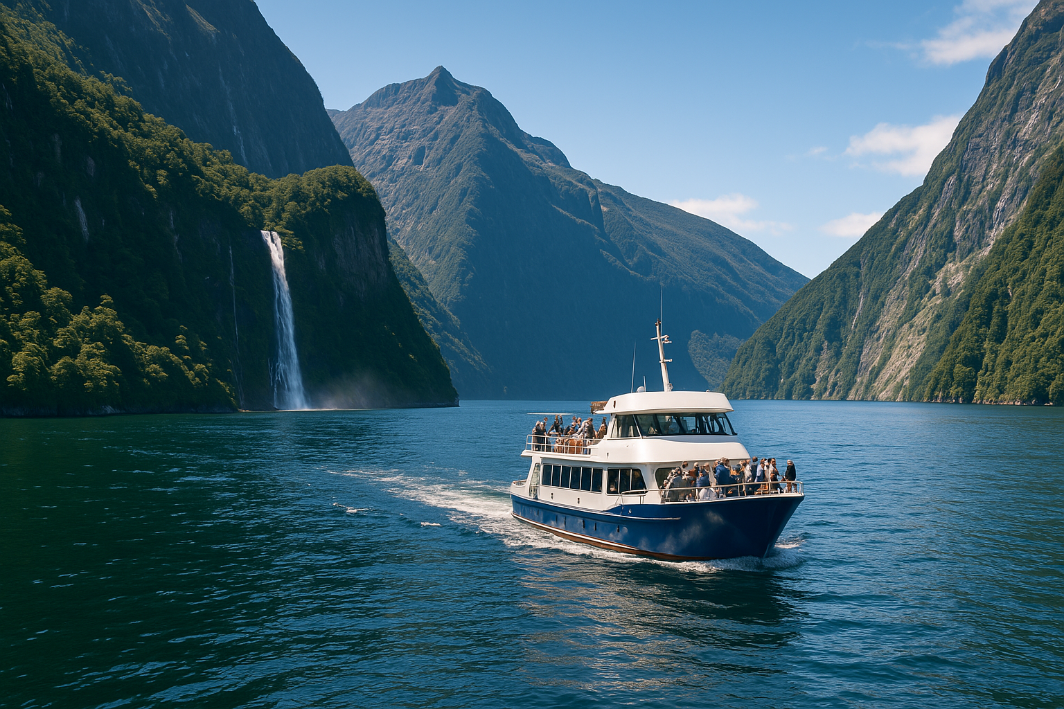 Milford sound boat cruise
